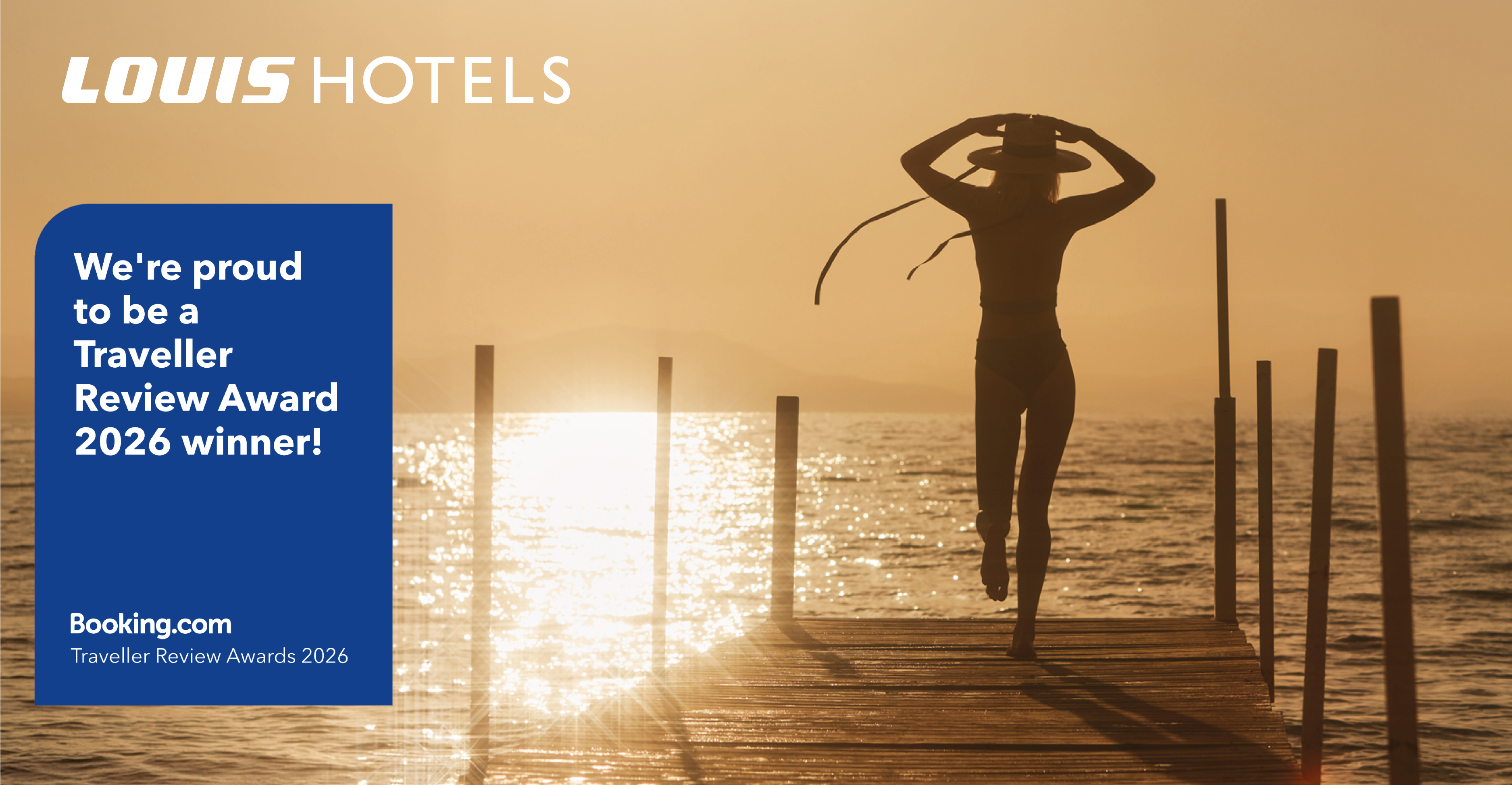 &Pi;&alpha;&gamma;&kappa;ό&sigma;&mu;&iota;&alpha; &Delta;&iota;ά&kappa;&rho;&iota;&sigma;&eta; &tau;&eta;&sigmaf; Louis Hotels &alpha;&pi;ό &tau;&eta;&nu; Booking.com! &Omicron; Ό&mu;&iota;&lambda;&omicron;&sigmaf; &alpha;&pi;έ&sigma;&pi;&alpha;&sigma;&epsilon; &beta;&alpha;&theta;&mu;&omicron;&lambda;&omicron;&gamma;ί&alpha; 9,0 &sigma;&tau;&alpha; 10 &sigma;&tau;&alpha; Traveller Review Awards 2026.
