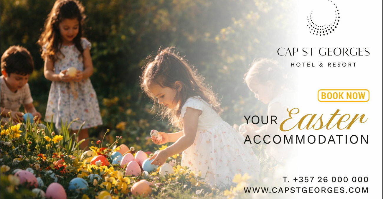 &Lambda;ί&gamma;&epsilon;&sigmaf; &mu;έ&rho;&epsilon;&sigmaf; &pi;&rho;&iota;&nu; &tau;&omicron; &Pi;ά&sigma;&chi;&alpha; &kappa;&alpha;&iota; &sigma;&tau;&omicron; Cap St Georges Hotel Resort &sigma;&tau;ή&theta;&eta;&kappa;&epsilon; έ&nu;&alpha; &omicron;&lambda;ό&kappa;&lambda;&eta;&rho;&omicron; &chi;&omega;&rho;&iota;ό - &Epsilon;&kappa;&delta;&eta;&lambda;ώ&sigma;&epsilon;&iota;&sigmaf; &gamma;&iota;&alpha; &mu;&iota;&kappa;&rho;&omicron;ύ&sigmaf; &kappa;&alpha;&iota; &mu;&epsilon;&gamma;ά&lambda;&omicron;&upsilon;&sigmaf;