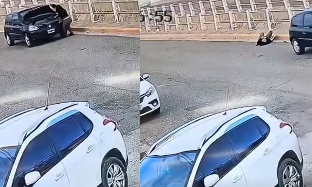 Video: Δραματικές εικόνες: Η στιγμή που αυτοκίνητο πατάει την οδηγό του