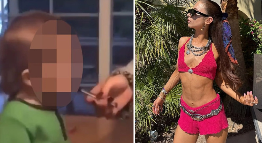 VIDEO: Influencer απολογείται για αδιανόητη πράξη της με παιδί