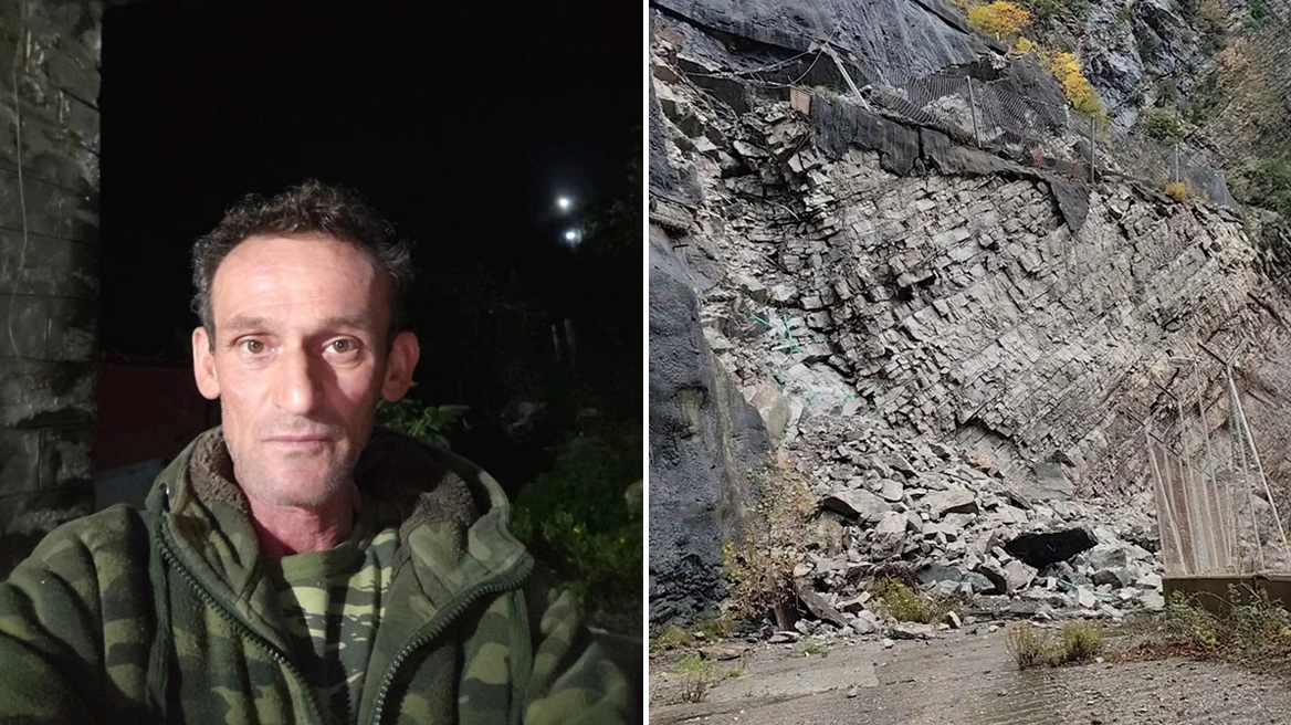 Απεγκλωβίστηκε μετά από 14 ημέρες ο 55χρονος από τη Γλύστρα Τρικάλων - «Κατέβηκα με σχοινιά μαζί με τα πράγματα μου, κόντεψα να πεθάνω»