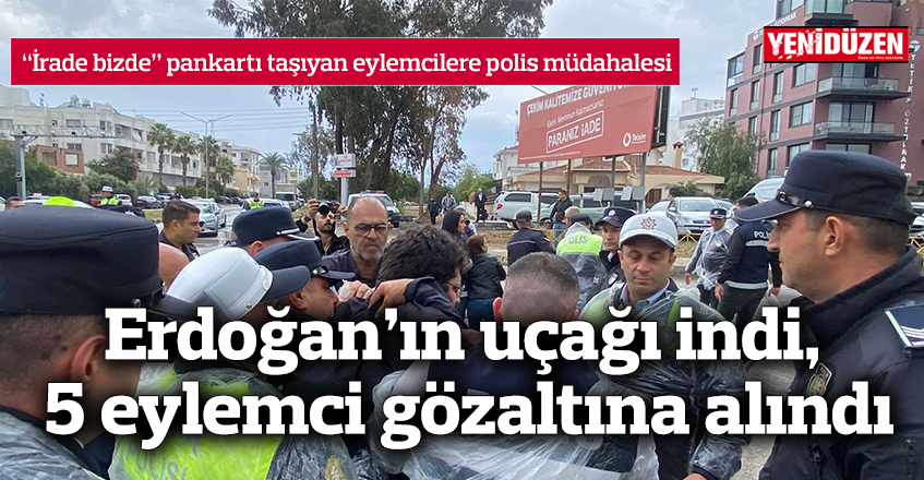 Συνέλαβαν μέλος του Volt στη διαμαρτυρία για το νέο «προεδρικό» στα κατεχόμενα