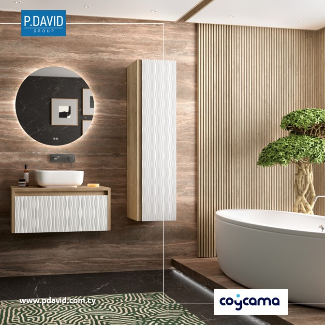 P.DAVID GROUP COYCAMA. Έπιπλα Μπάνιου, 100% Κατασκευασμένα στην Ισπανία. Δημιουργούμε Στυλ για την Ταυτότητα του Μπάνιου σας.