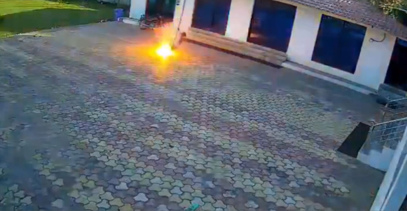 ΒΙΝΤΕΟ: Άνδρας καίγεται ζωντανός μετά από ηλεκτροπληξία, κυνηγώντας μια μαϊμού