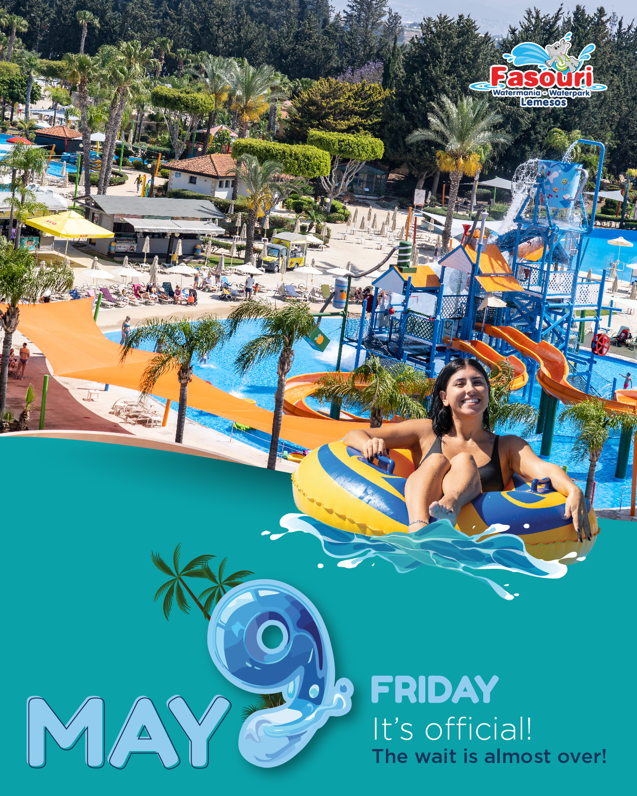 Summer is calling! Μάθαμε πότε ανοίγει ξανά το Fasouri Watermania Waterpark στην Λεμεσό – Όλες οι λεπτομέρειες