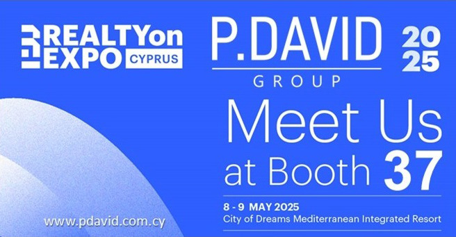 P. DAVID GROUP στη REALTYon Expo 2025 – 8 & 9 Μαΐου στο εντυπωσιακό City of Dreams Mediterranean