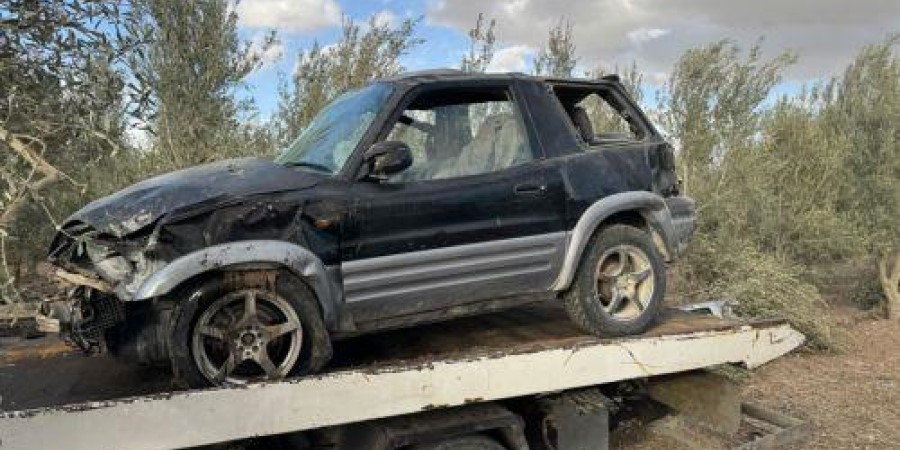 Η στιγμή της ρυμούλκησης του οχήματος που οδηγούσε ο 14χρονος – Έπεσε μέσα σε ελιές