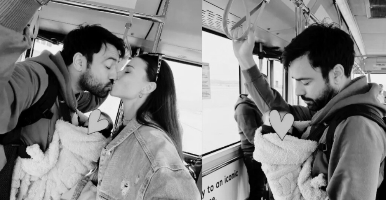 Αγκαλιές και φιλιά με την κόρη τους στο αεροδρόμιο