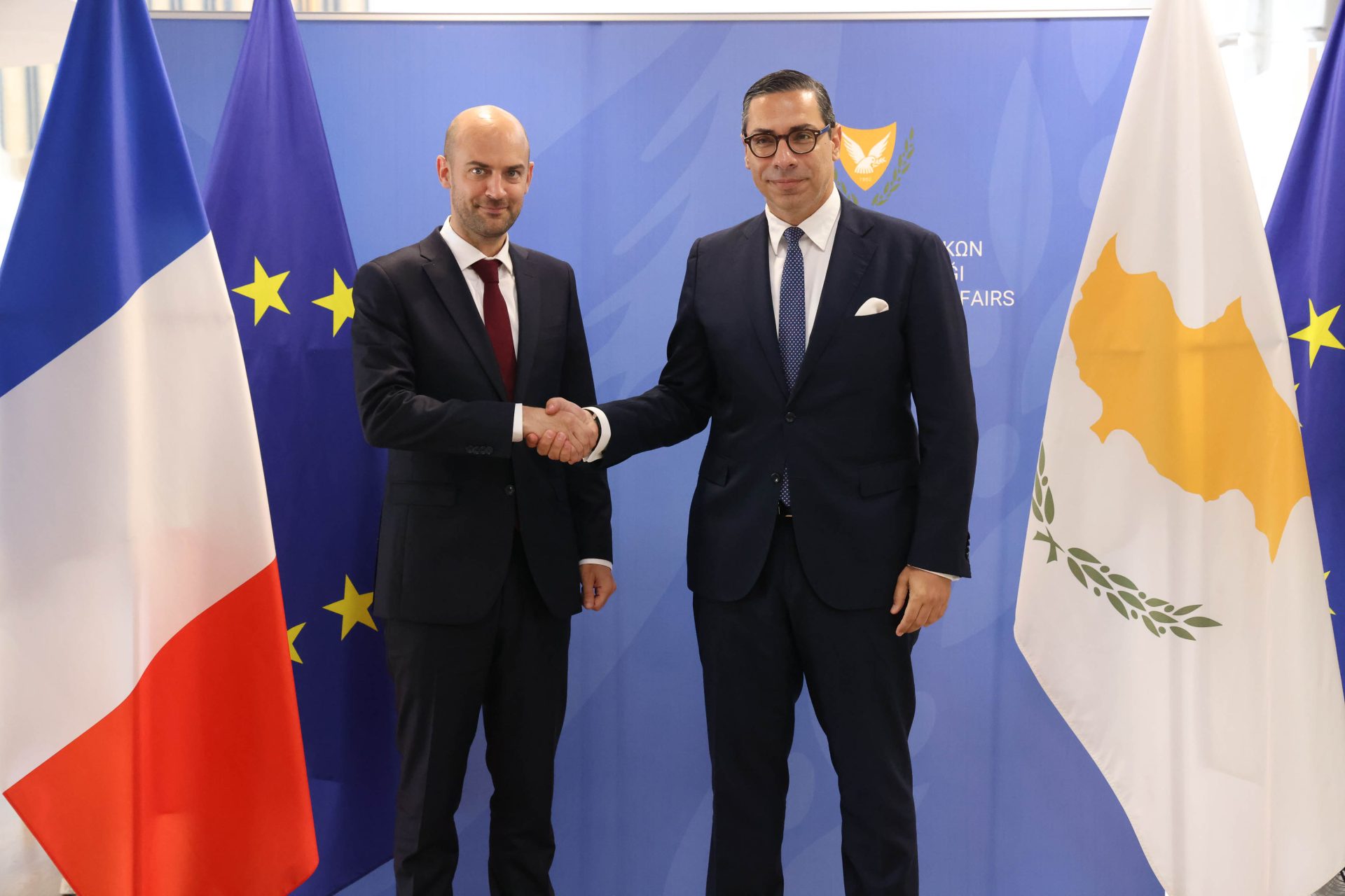 Κύπρος και Γαλλία θα υπογράψουν ενισχυμένη στρατηγική εταιρική σχέση, λένε Κόμπος-Μπαρό Κύπρος και Γαλλία θα υπογράψουν ενισχυμένη στρατηγική εταιρική σχέση, λένε Κόμπος-Μπαρό