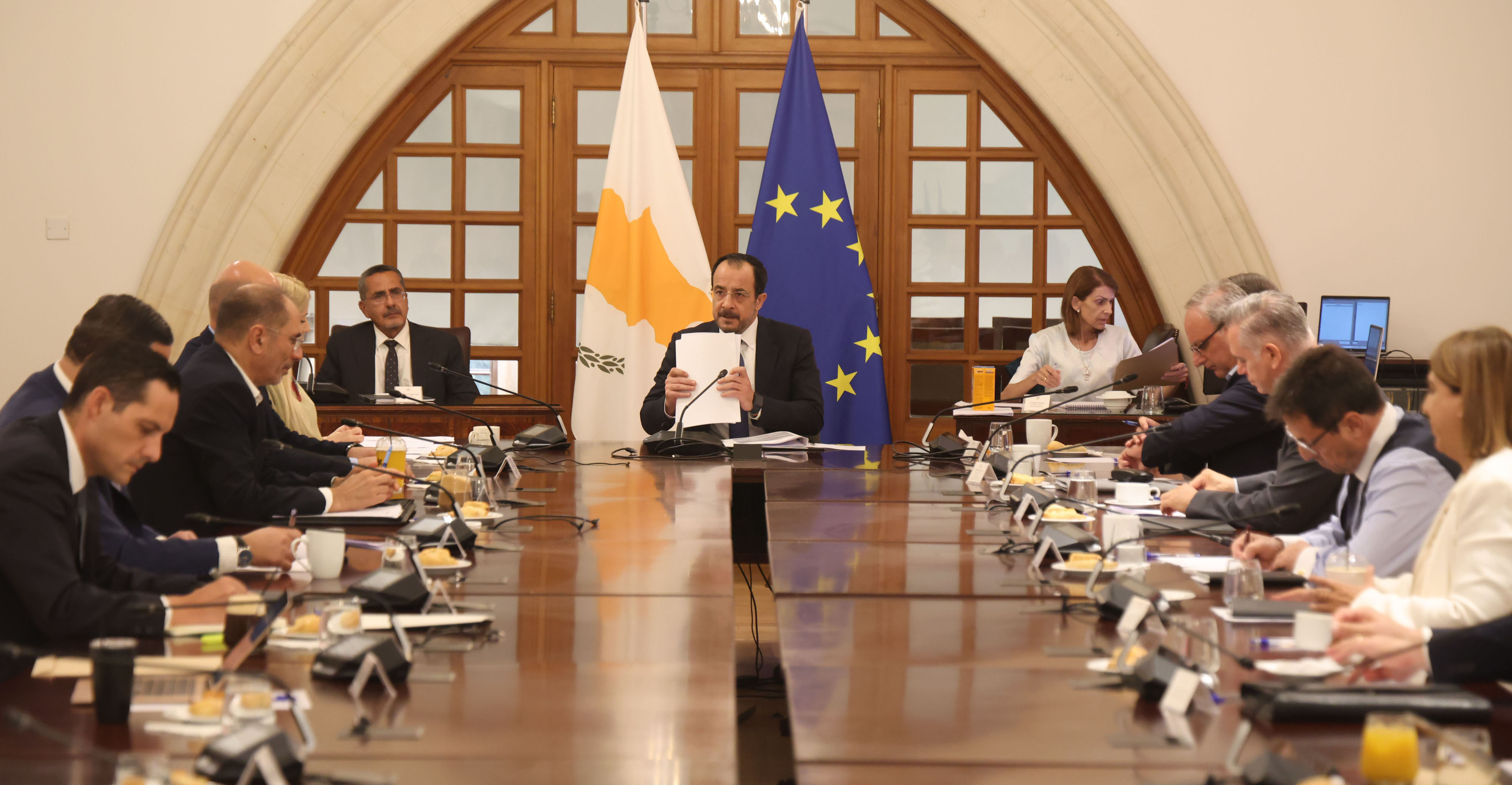 &Kappa;&omicron;&iota;&nu;ό &alpha;&nu;&alpha;&kappa;&omicron;&iota;&nu;&omega;&theta;έ&nu; &mu;&epsilon;&tau;ά &tau;&eta; &sigma;&upsilon;&nu;&epsilon;&delta;&rho;ί&alpha; &tau;&omicron;&upsilon; &Epsilon;&theta;&nu;&iota;&kappa;&omicron;ύ &Sigma;&upsilon;&mu;&beta;&omicron;&upsilon;&lambda;ί&omicron;&upsilon; - &Sigma;&tau;ή&rho;&iota;&xi;&eta; &sigma;&epsilon; &Pi;&tau;&Delta; &gamma;&iota;&alpha; &tau;&omicron; &Kappa;&upsilon;&pi;&rho;&iota;&alpha;&kappa;ό