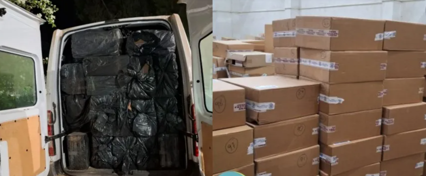 Εντόπισαν χιλιάδες κούτες με παράνομα τσιγάρα και στα Λύμπια – Υποψίες σύνδεσης με Πύλα