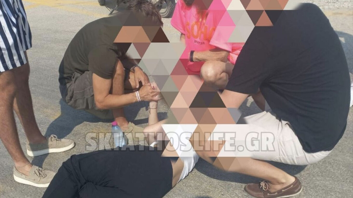 Τρομακτικό video: Γυναίκα παρασύρθηκε από τα αέρια αεροπλάνου που απογειωνόταν στην Ελλάδα