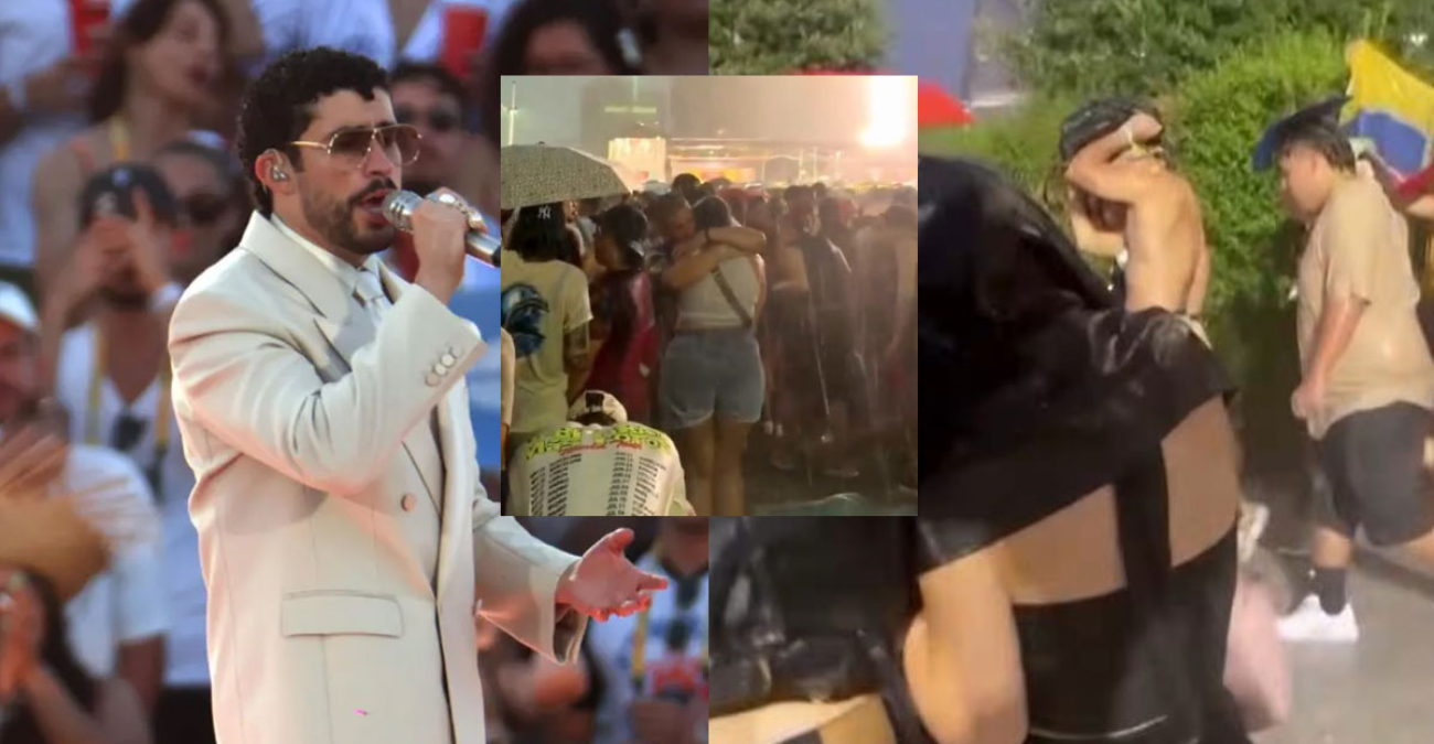 Bad Bunny: &Chi;ά&omicron;&sigmaf; &sigma;&tau;&eta; &sigma;&upsilon;&nu;&alpha;&upsilon;&lambda;ί&alpha; &tau;&omicron;&upsilon; &sigma;&tau;&omicron; &Mu;&iota;&lambda;ά&nu;&omicron; &ndash; 80.000 &theta;&epsilon;&alpha;&tau;έ&sigmaf; έ&phi;&upsilon;&gamma;&alpha;&nu; &lambda;ό&gamma;&omega; &kappa;&alpha;&tau;&alpha;&iota;&gamma;ί&delta;&alpha;&sigmaf;