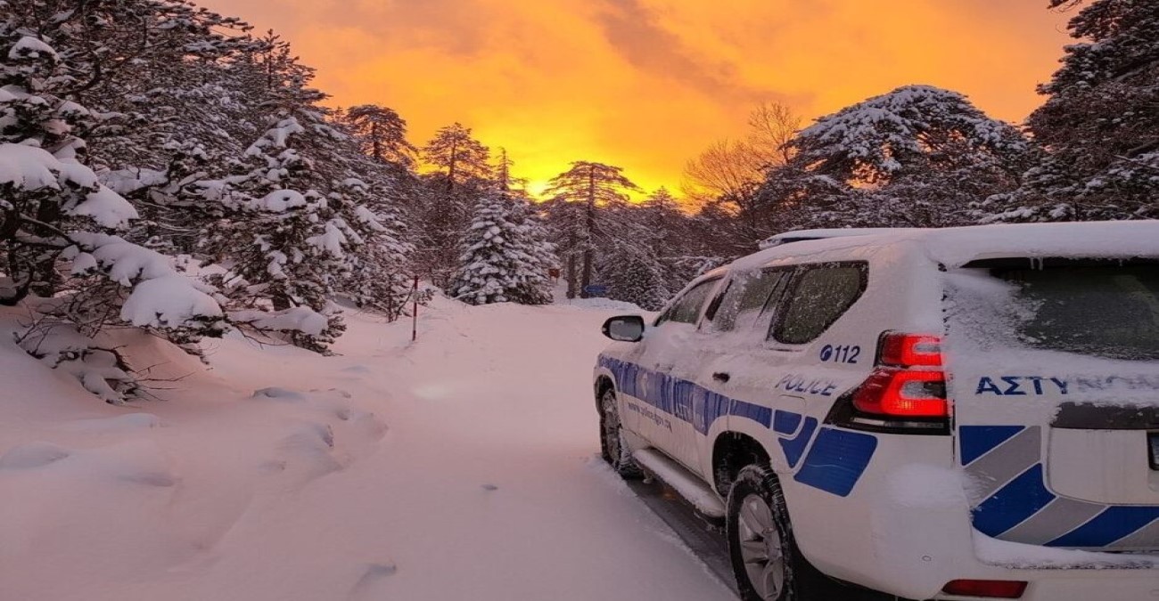 Παγετός στα ψηλότερα ορεινά του Τροόδους - Ποιοι δρόμοι είναι ανοιχτοί για οχήματα με αλυσίδες