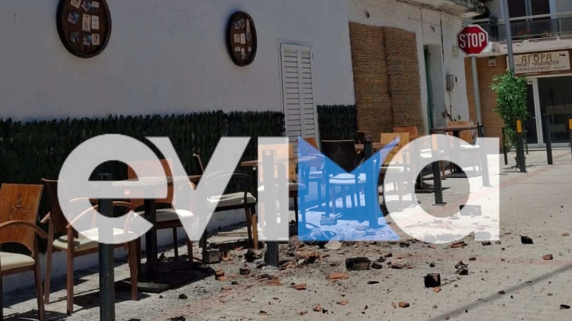 Ζημιές σε σπίτια, μαγαζιά και εκκλησία και κατολισθήσεις στη