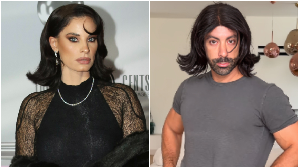 Ο Σάκης Τανιμανίδης φόρεσε την περούκα της Χριστίνας Μπόμπα από τα MadWalk