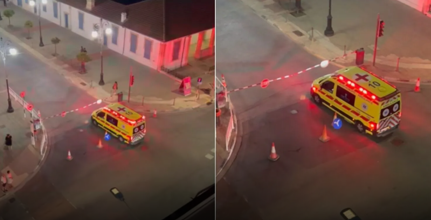 VIDEO – Απίστευτο περιστατικό στη Λάρνακα: Ασθενοφόρο εγκλωβισμένο πίσω από κλειστή μπάρα