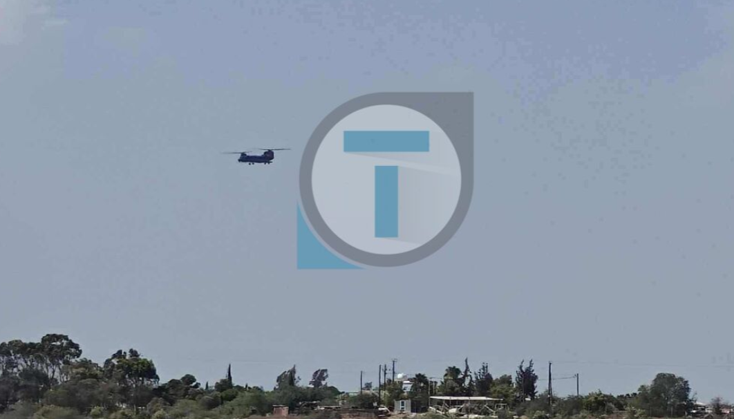 Ανησυχία από πτήση ελικοπτέρου πάνω από περιοχή της Κύπρου - Δείτε φωτογραφίες
