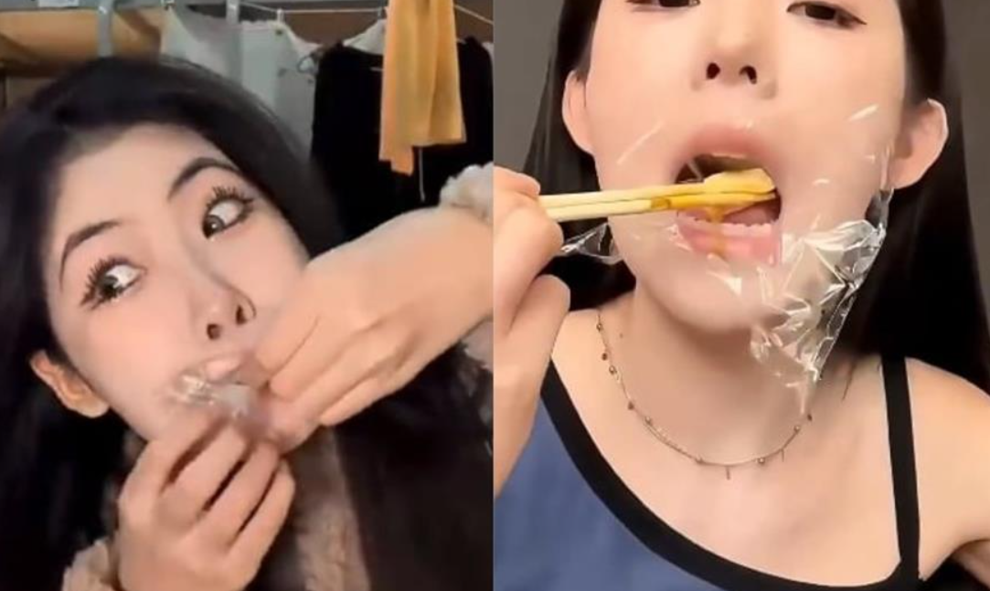 VIDEO: Πλαστική μεμβράνη στο στόμα για... απώλεια βάρους - Viral για όλους τους λάθος λόγους