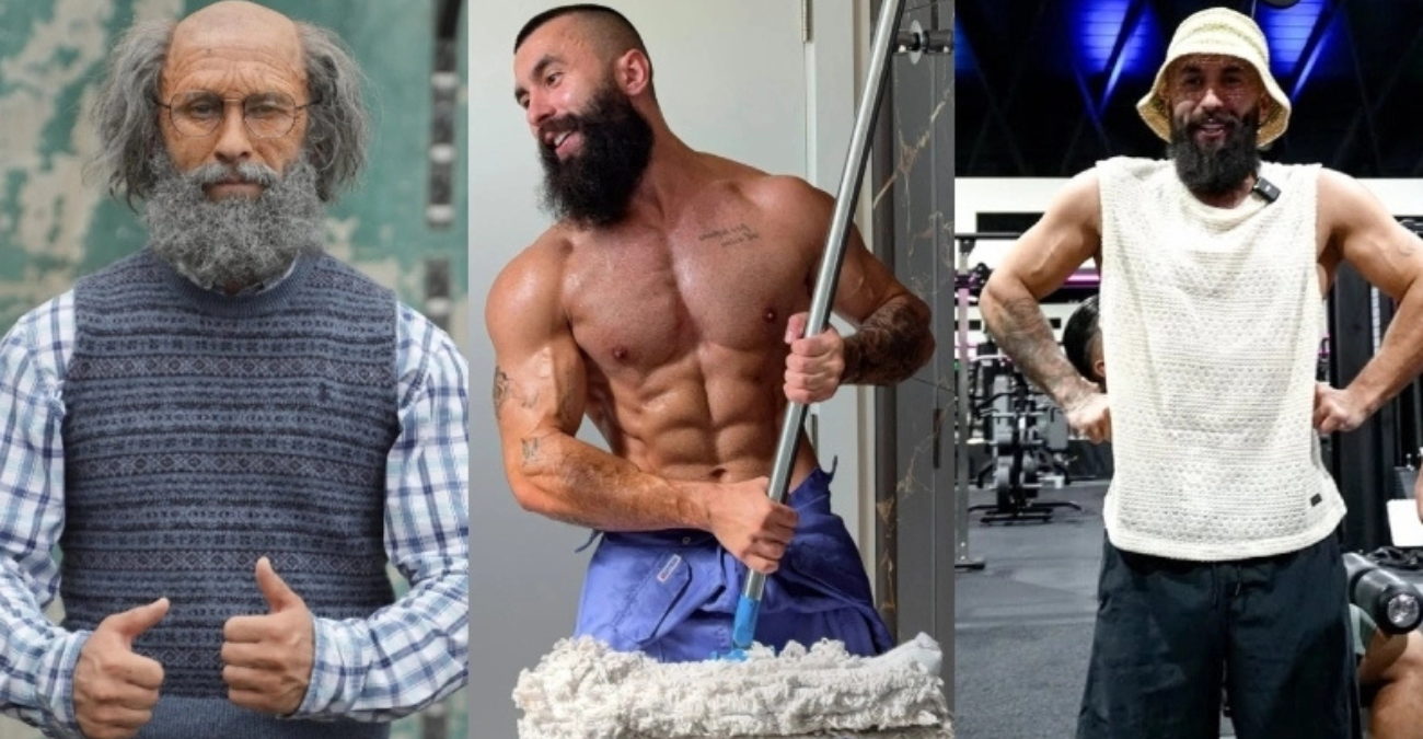 O bodybuilder Anatoly έχει τρελάνει το TikTok με τις μεταμφιέσεις του