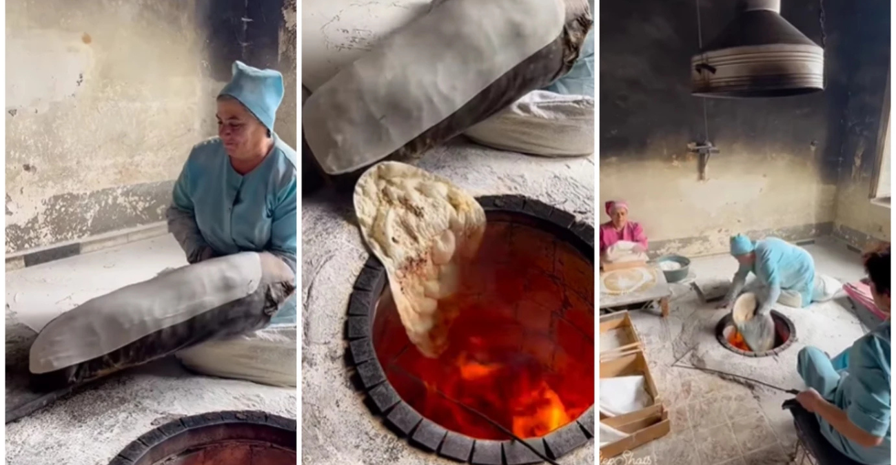 Το ψωμί lavash και ο ιδιαίτερος τρόπος που φτιάχνεται