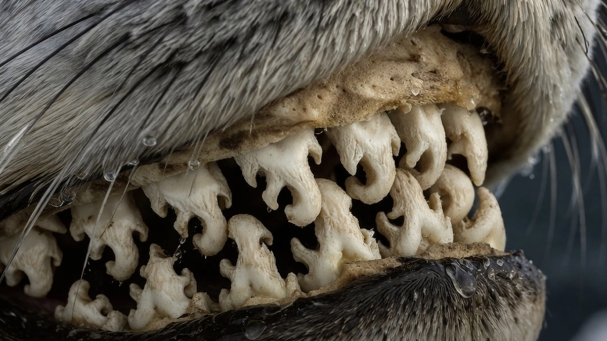 Αυτό είναι το ζώο με τα «δόντια-φίλτρο»: Η φώκια που τρώει σαν... φάλαινα