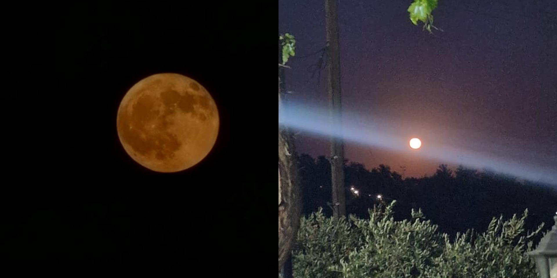 Μαγικές εικόνες από την εντυπωσιακή Πανσέληνο του Αυγούστου - «Έβαψε» με ροδοκόκκινο χρώμα τον ουρανό της Κύπρου