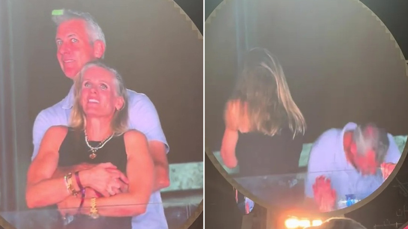 Η «Kiss cam» των Coldplay «έκαψε» παντρεμένο CEO και συνεργάτιδα του Η «Kiss cam» των Coldplay «έκαψε» παντρεμένο CEO και συνεργάτιδα του