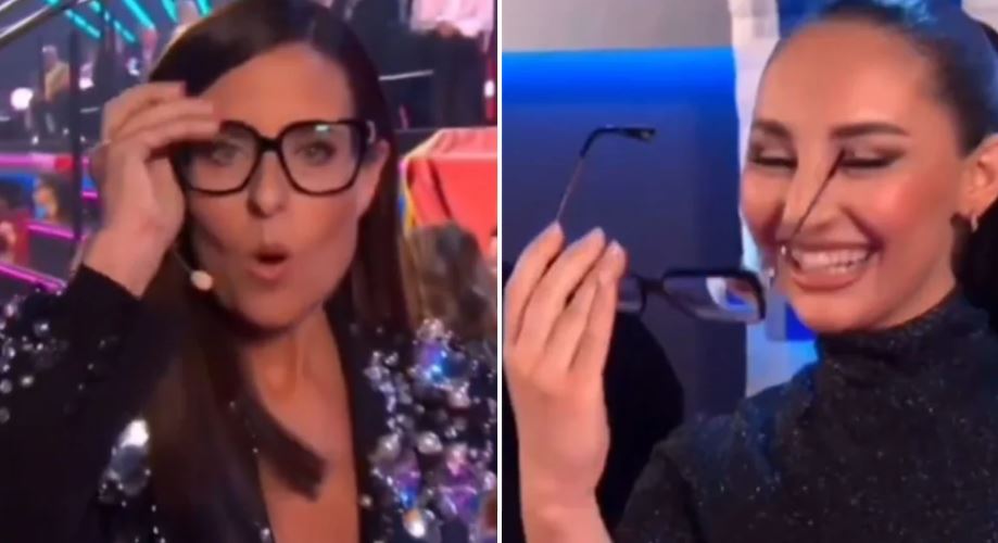 Κλαυδία: Η στιγμή που η παρουσιάστρια της Eurovision φόρεσε τα γυαλιά της τραγουδίστριας – Δείτε το βίντεο