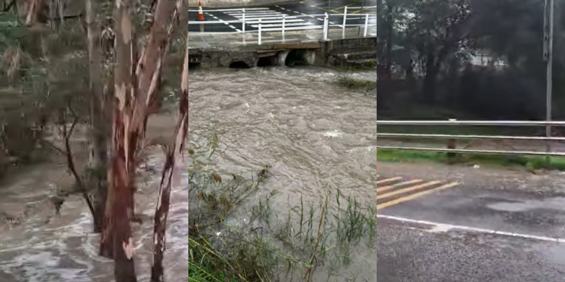 VIDEO: Ορμητικός ο Πεδιαίος μετά από τις καταρρακτώδεις βροχές