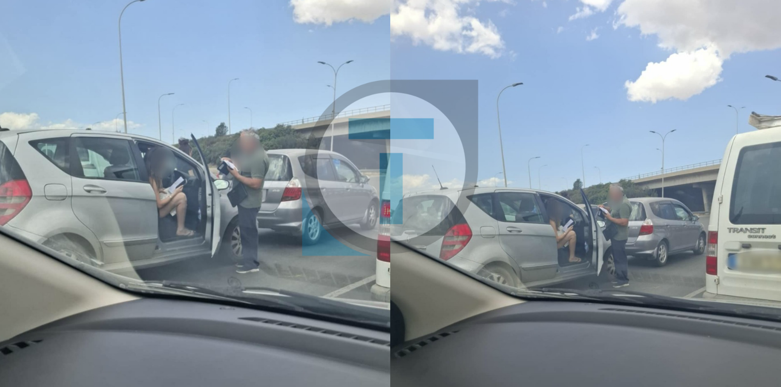 Τροχαίο ατύχημα με δύο οχήματα στη Λευκωσία - Πυκνή τροχαία κίνηση -Δείτε φωτογραφίες