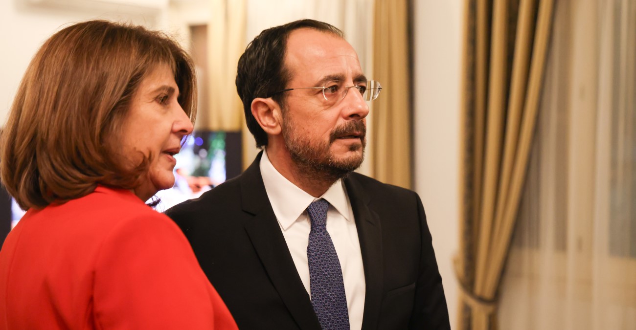 Χαίρομαι γιατί στο κοινό ανακοινωθέν γίνεται αναφορά για πρώτη φορά από το 2020, στα ψηφίσματα του ΣΑ των ΗΕ