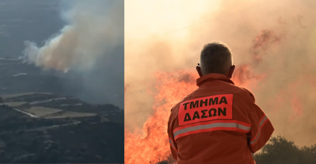 Πύρινη κόλαση στην Πάφο: Ενισχύσεις από όλες τις επαρχίες – Η φωτιά μαίνεται ανεξέλεγκτη