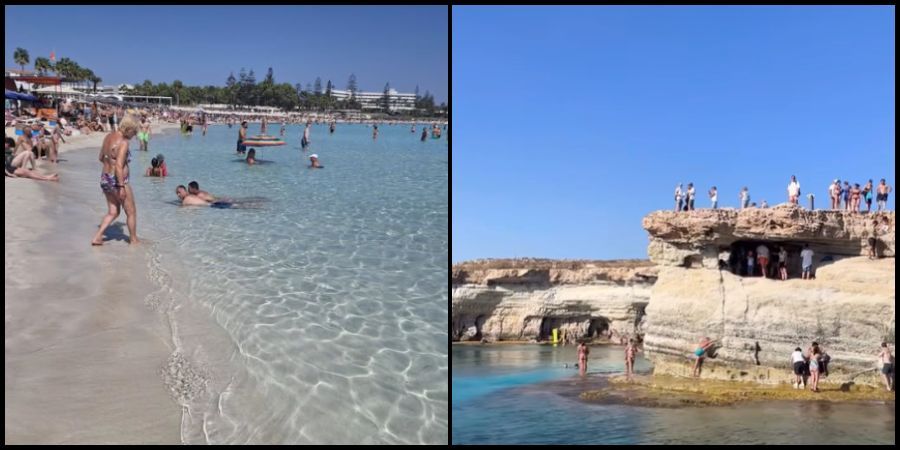 Τι κι αν είναι τέλος Σεπτεμβρίου; Γεμάτες οι παραλίες σε Αγία Νάπα και Πρωταρά – Δείτε βίντεο