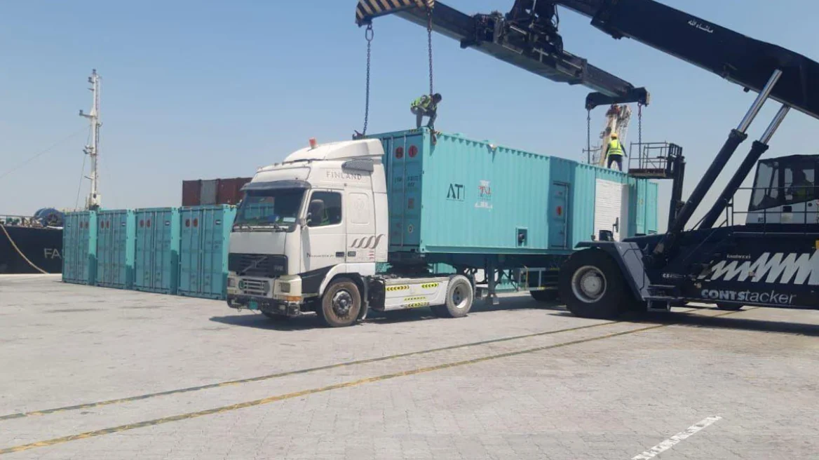 Τέθηκαν σε λειτουργία οι 6 από τις 13 κινητές μονάδες αφαλάτωσης Τέθηκαν σε λειτουργία οι 6 από τις 13 κινητές μονάδες αφαλάτωσης