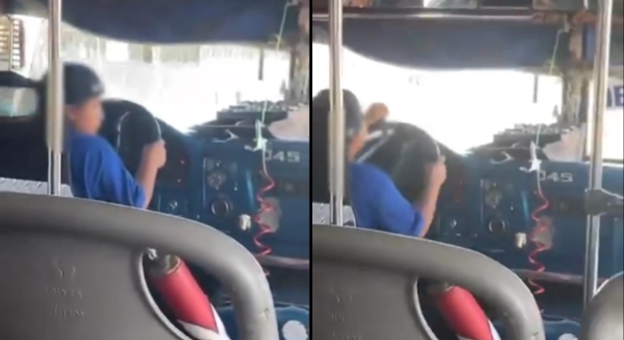 VIDEO: Δεν πίστευαν στα μάτια τους οι επιβάτες - 11χρονο οδηγούσε λεωφορείο συγκοινωνίας