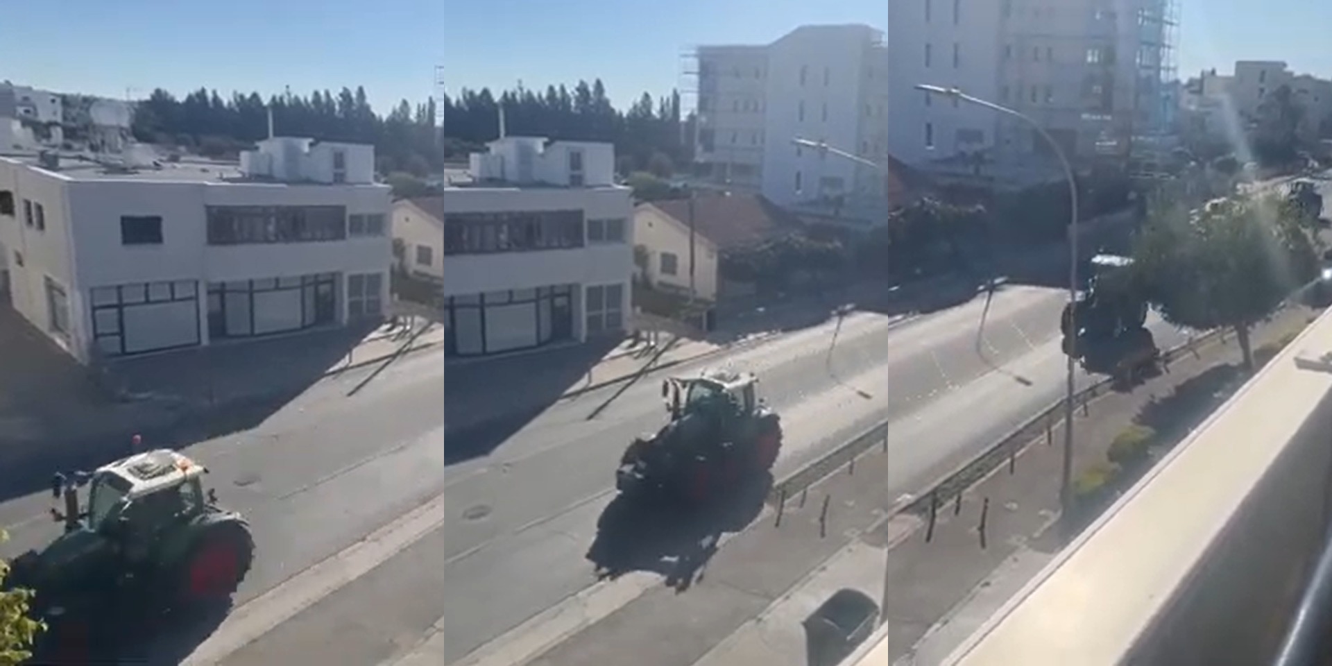 VIDEO: Ξεχύθηκαν τα τρακτέρ στη Λευκωσία