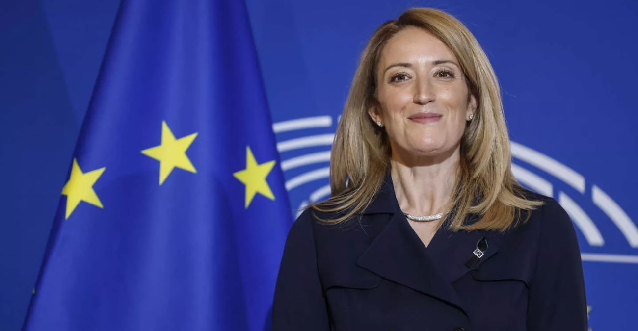 Στην Κύπρο σήμερα η Πρόεδρος του Ευρωκοινοβουλίου Ρομπέρτα Μέτσολα