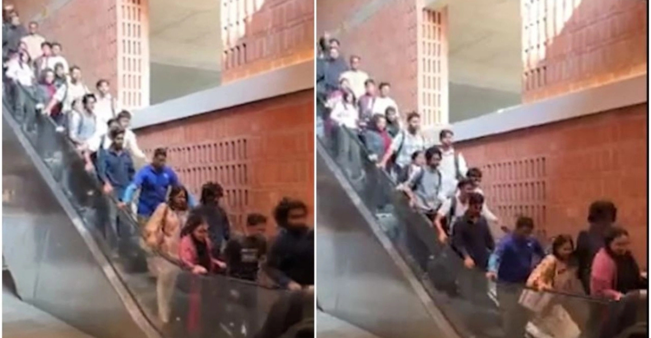 Πανικός σε πανεπιστήμιο: Κυλιόμενη σκάλα «έτρεχε» με ιλιγγιώδη ταχύτητα