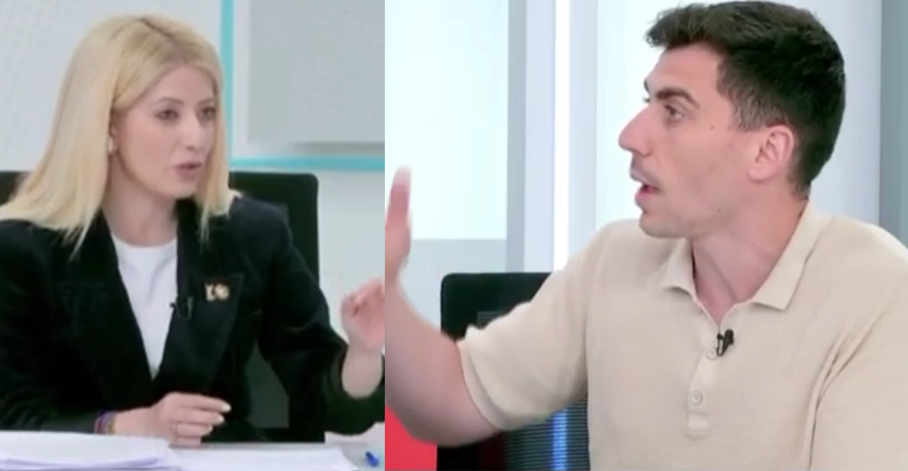 «Μεν σουζετε τα πόθκια σας πρωτού καβαλιτζέψετε»: Η ατάκα Φειδία στο debate που θύμωσε την Αννίτα Δημητρίου - Δείτε βίντεο
