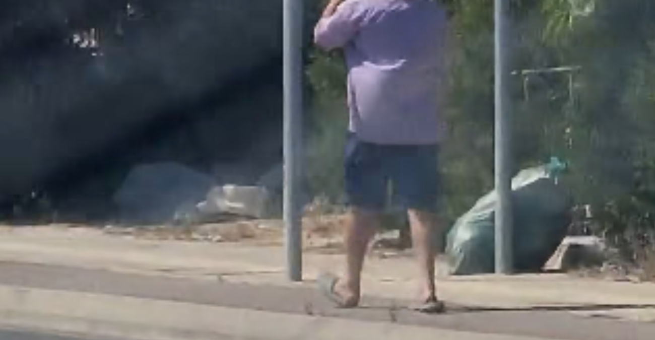 Έγινε viral στην Πάφο: Βρήκε τον πιο παράξενο τρόπο να προστ