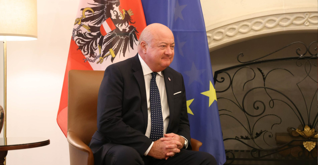 Η ευχή του Καγκελαρίου Αυστρίας για τερματισμό της διαίρεσης της Κύπρου Η ευχή του Καγκελαρίου Αυστρίας για τερματισμό της διαίρεσης της Κύπρου