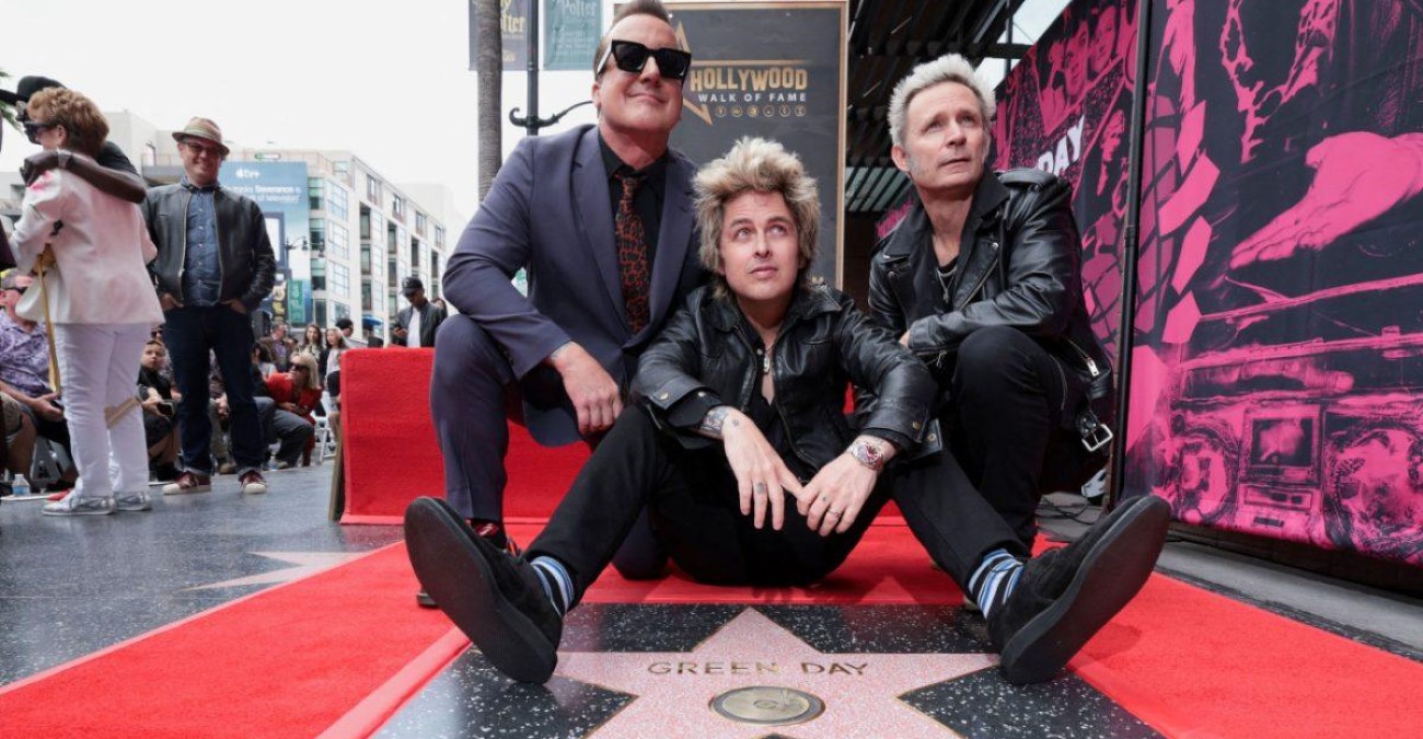 Green Day: Απέκτησαν το δικό τους αστέρι στη Λεωφόρο της Δόξας