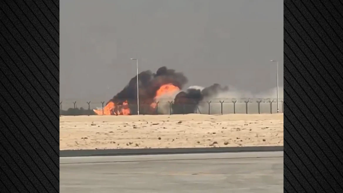 Συνετρίβη μαχητικό αεροσκάφος κατά τη διάρκεια επίδειξης στο Dubai Air Show