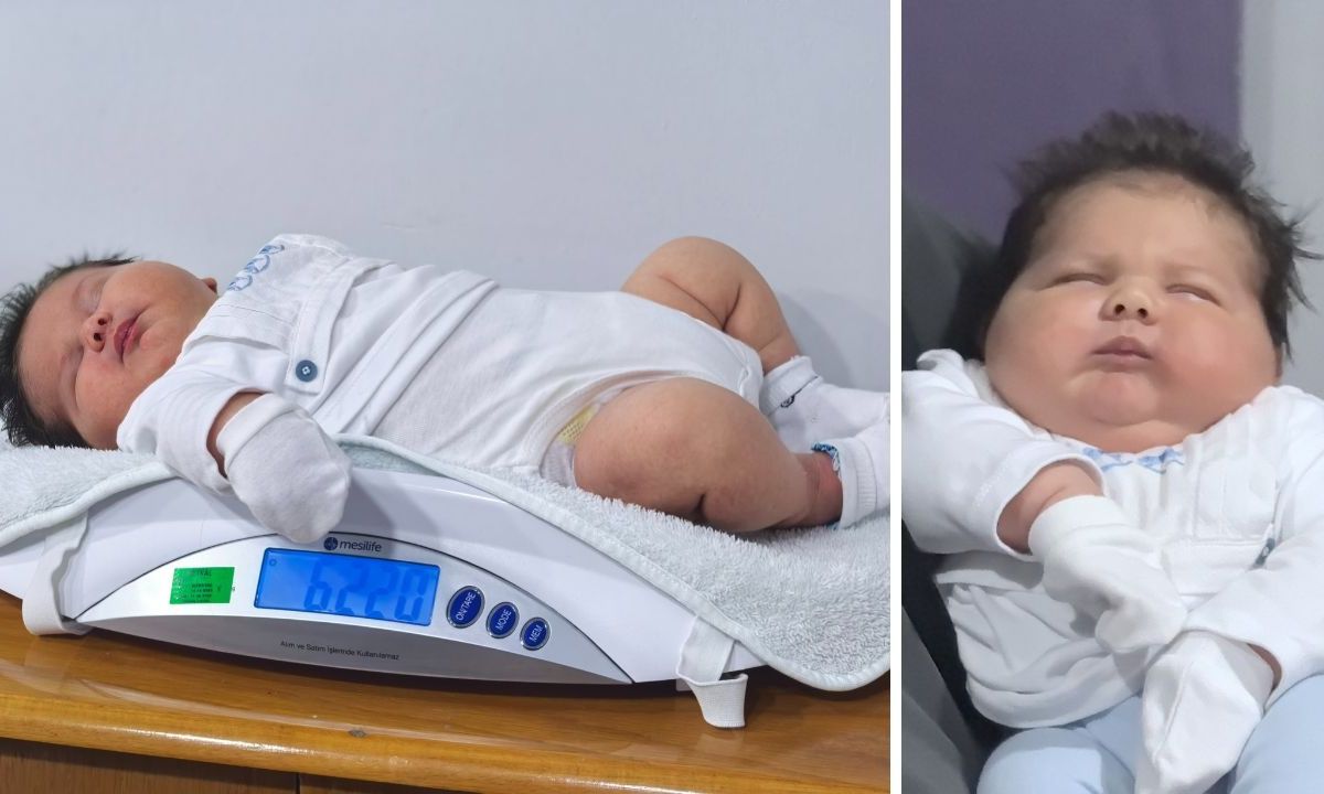 Γεννήθηκε 6 κιλά και 150 γραμμάρια Γεννήθηκε 6 κιλά και 150 γραμμάρια