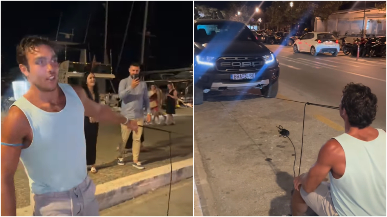 VIDEO: &Omicron; &Gamma;&iota;ώ&rho;&gamma;&omicron;&sigmaf; &Pi;&omicron;&lambda;ύ&chi;&rho;&omicron;&sigmaf; &tau;&omicron;&upsilon; Survivor &tau;&rho;ά&beta;&eta;&xi;&epsilon; &alpha;&mu;ά&xi;&iota; 2,5 &tau;ό&nu;&omega;&nu; &mu;&epsilon; &tau;&alpha; &delta;ό&nu;&tau;&iota;&alpha; &tau;&omicron;&upsilon;