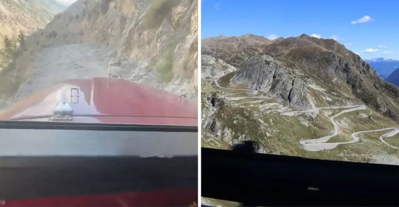 VIDEO: Ερωτικό καυγαδάκι στον πιο επικίνδυνο δρόμο του κόσμου
