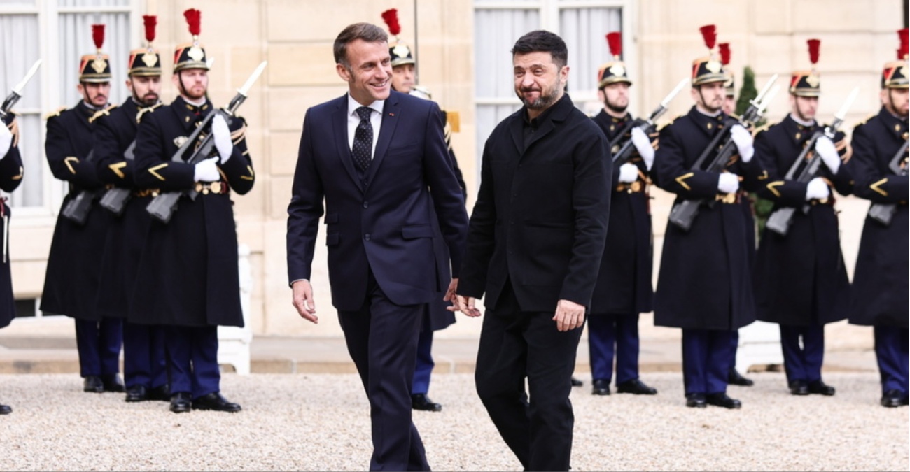 Συνάντηση Μακρόν – Ζελένσκι στο Παρίσι: Δεν υπάρχει οριστικοποιημένο ειρηνευτικό σχέδιο για την Ουκρανία