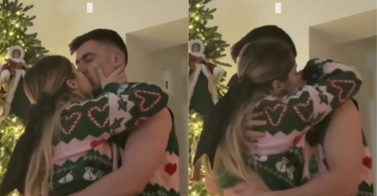 Στυλιάνα: Τα τρυφερά φιλιά στο σαλόνι τους ντυμένοι με τα ίδια ρούχα