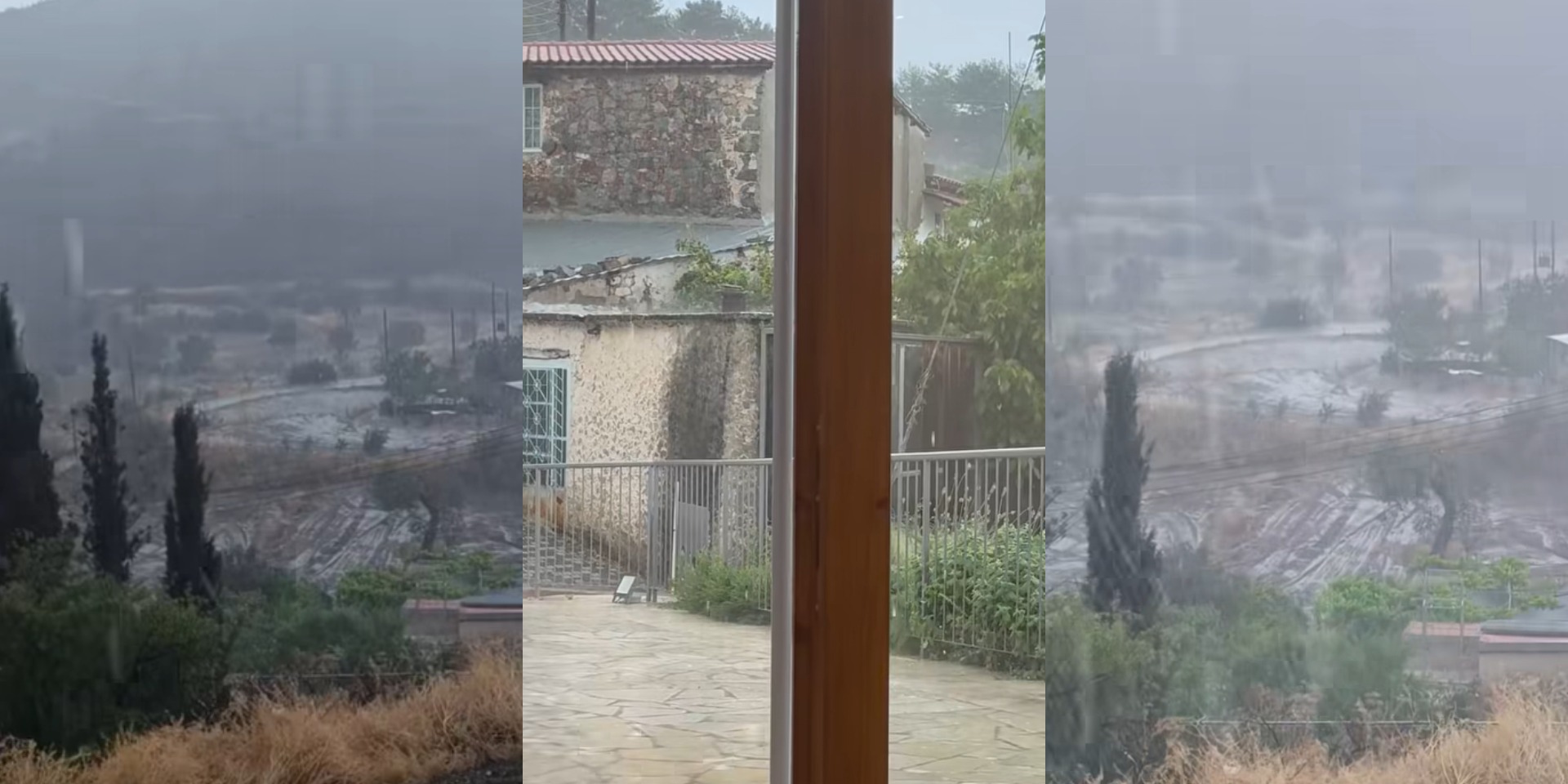 Video: «Άνοιξαν» οι ουρανοί σε διάφορες περιοχές